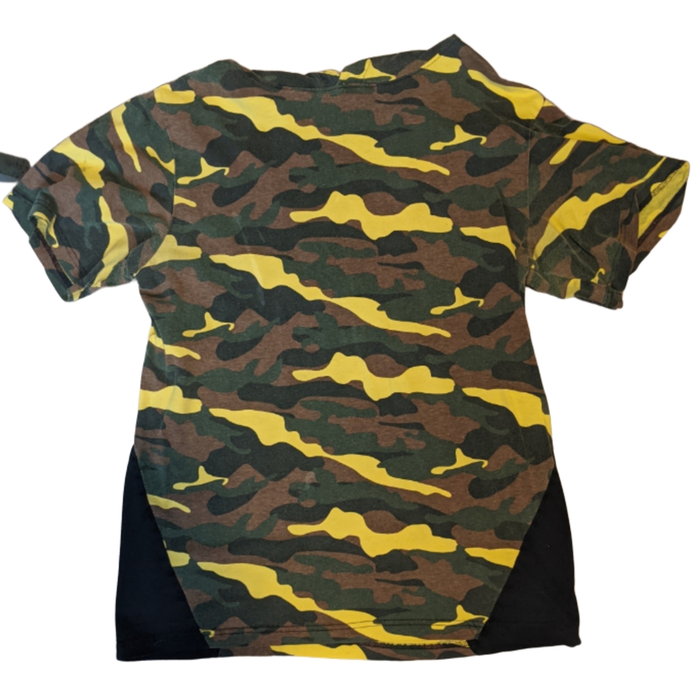 Carbon Camouflage T-Shirt - Yellow and Green